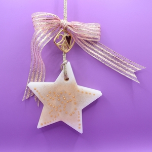 Αρωματική Ταμπλέτα σε Σχήμα Αστέρι - Γούρι 2026 - Wax Melt Αρωματική Ταμπλέτα σε Σχήμα Αστέρι - Γούρι 2026 - Wax Melt - ύφασμα, αστέρι, κερί, γούρια, waxmelts - 3