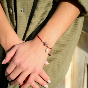 Χειροποίητο βραχιόλι γούρι 2026 τάρανδος επάργυρο Χειροποίητο βραχιόλι γούρι 2026 τάρανδος επάργυρο - μέταλλο, κοσμήματα - 4