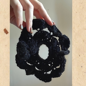 Scrunchies πλεκτά μικρά Scrunchies πλεκτά μικρά - νήμα, λαστιχάκια μαλλιών - 3