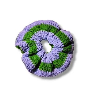 Πλεκτό λαστιχακι μαλλιών - νήμα, λαστιχάκια μαλλιών