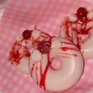 Wax melts Donuts με σιρόπι βατομουρο - 2