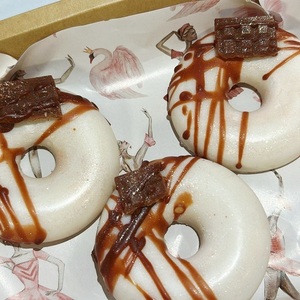 Wax melts Donuts με σιρόπι σοκολατα