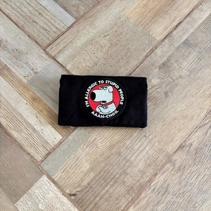 Καπνοθήκη "stupid people" - ύφασμα, καπνοθήκες, πρωτότυπα δώρα - 2