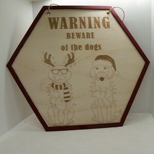 Beware of the Dogs Sing - πίνακες & κάδρα, ταμπέλα