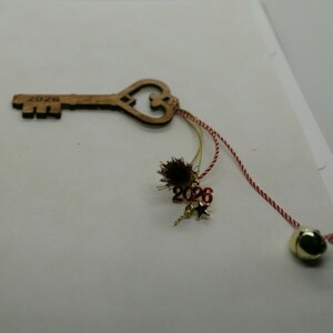 New Year Charm - ξύλο, σπίτι, γούρια, προσωποποιημένα - 2