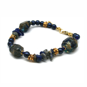 B199 - ημιπολύτιμες πέτρες, επιχρυσωμένα, ατσάλι, χεριού, αυξομειούμενα - 2