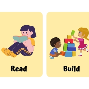 Action Verbs Flashcards – Εκτυπώσιμες Κάρτες Ρημάτων Δράσης για Παιδιά (PDF) - κάρτες - 3