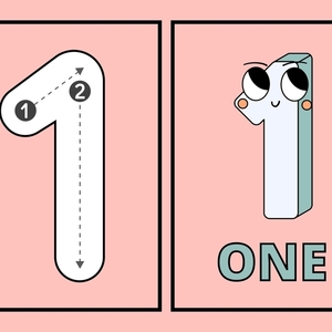 Number Flashcards – Εκτυπώσιμες Κάρτες Αριθμών για Παιδιά (PDF) - κάρτες