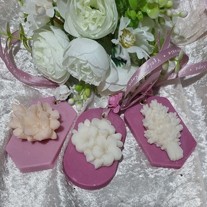 Αρωματικές ταμπλετες σετ 3τμχ Νο 6 - στολίδια, αρωματικά χώρου, vegan κεριά - 3