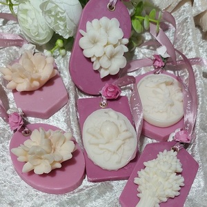 Αρωματικές ταμπλετες σετ 3τμχ Νο 6 - στολίδια, αρωματικά χώρου, vegan κεριά - 4