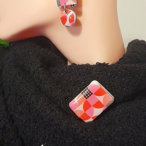 Pop art καρφίτσα - πηλός - 3