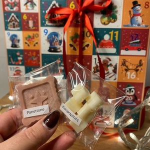 CHRISTMAS ADVENT CALENDAR - χαρτί, νονά, κερί, δασκάλα, κεριά & κηροπήγια - 5