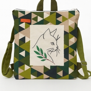 Σακίδιο πλάτης χειροποίητο - ύφασμα, ώμου, πλάτης, μεγάλες, all day