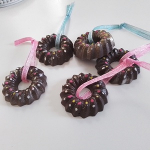 10 κεκάκια γλυκίσματα - δώρα για βάπτιση, γύψος - 2