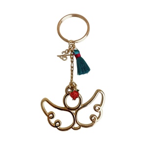 Γούρι 26- κρεμαστός μεταλλικός άγγελος μπρελόκ - μέταλλο, νονά, δασκάλα, αγγελάκι, γούρια