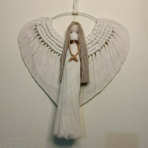 Άγγελος μακραμέ - στεφάνια, μακραμέ - 3