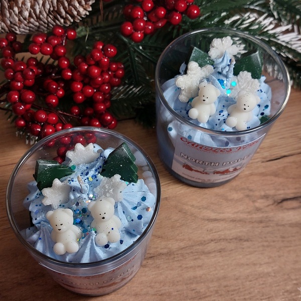 North Pole - κερί, δασκάλα, χιονονιφάδα, κεριά & κηροπήγια, δέντρο