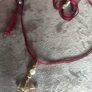 Twinkle ✨ - χαλκός, ρητίνη, κοντά, boho, βαμβακερό νήμα - 5