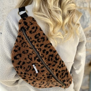 Teddy leopard banana crossbody bag - ύφασμα, χιαστί, all day - 2