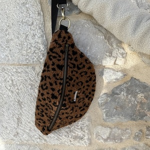 Teddy leopard banana crossbody bag - ύφασμα, χιαστί, all day - 4