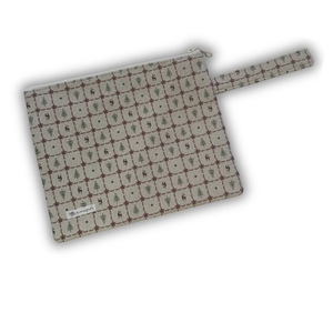 Nordic grid pouch bag - ύφασμα, all day, χειρός, μικρές