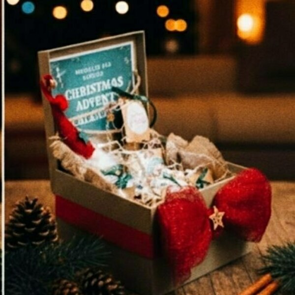 Christmas Advent Calendar με Wax Melts - χαρτί, σπίτι, κερί, σετ δώρου - 3