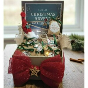 Christmas Advent Calendar με Wax Melts - χαρτί, σπίτι, κερί, σετ δώρου - 5