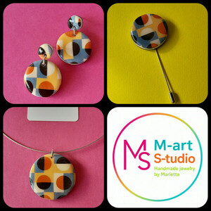 Καρφίτσα colors - πηλός - 5