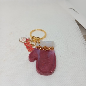 Γούρι ή μπρελόκ γαντι - ρητίνη, νονά, γιαγιά, γούρια - 2