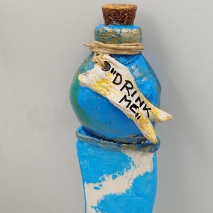 Χειροποίητος σελιδοδείκτης -Διακοσμητικό “Drink Me” - σελιδοδείκτες - 5