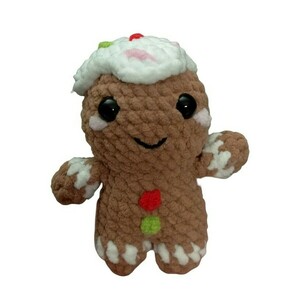 Πλεκτό gingerbread μπισκότο - λούτρινα, amigurumi
