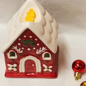 Αρωματιστής σπιτάκι με wax melts - σπίτι, πορσελάνη, σετ δώρου