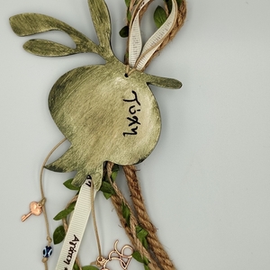 Τύχη - ξύλο, vintage, ρόδι, γούρια, προσωποποιημένα - 2